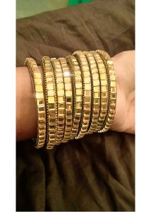 Golden Bangle Set