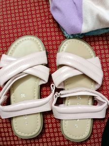 Pink Cute Korean Baby Sandles