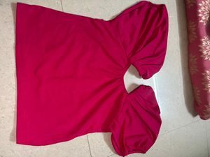Pink Crop Top