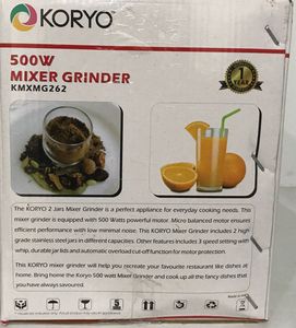 Koryo 500W Mixer Grinder - Not Used