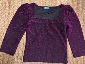Sparkly Purple Top