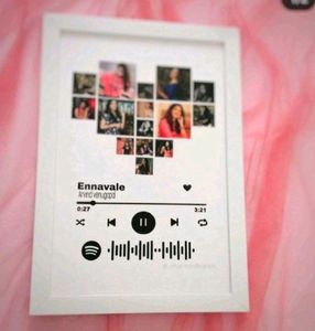 Customised Spotify Musical Photo Frame