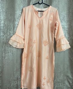 Trendy Peach Kurta