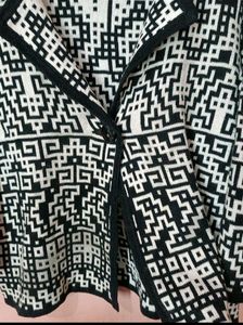 Black &amp; White Imported Sweater