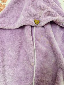 Purple Hair Towel Wrap