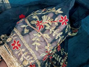 Cotton Like Embroidered Kurti With Bueatiful Embroided Duppata