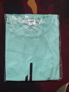 Light Blue Graphic T-Shirt