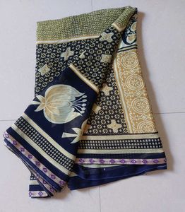 Elegant Floral Print Saree