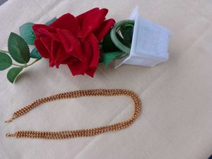 Gold-Tone Beaded Necklace