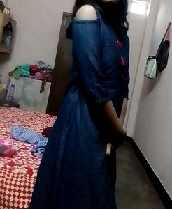 Shoulder Cut Dress