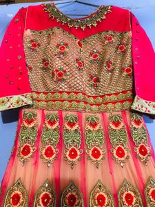 Elegant Embroidered Anarkali Suit