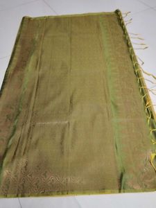 Elegant mustard soft silk saree