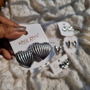 Antitarnish Silver Earrings