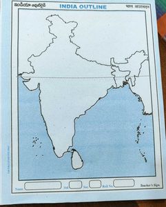 🌸India Outline Maps🌸