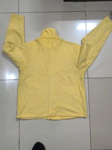 Yellow Zip-Up Fleece Jacket
