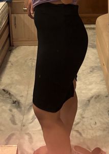Black Formal Korean Skirt