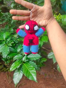 Crochet Spider-Man Keychain