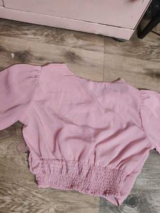 Pink Crop Top