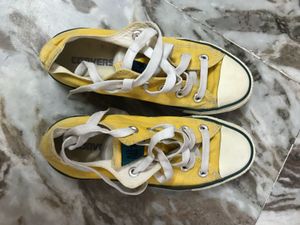 Yellow Converse Sneakers