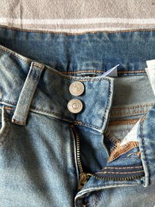 Wide Leg Denim Jeans