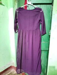 Elegant Purple Maxi Dress