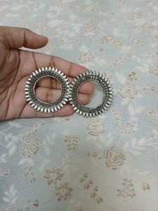 Silver Boho Hoop Earrings 11 Pairs Freebie Also