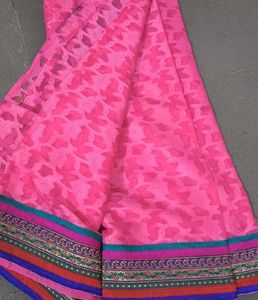 Elegant pink Saree 💖