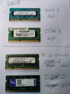 Used RAM Memory Modules DDR2 DDR3