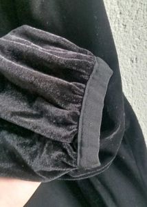 Black velvet modest wear
