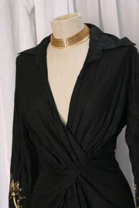 Elegant Black &amp; Gold Dress