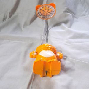 🧡 Teddy Bear Table Lamp With Pen Holder Yellow