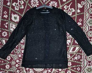 Sparkly Black Sweater