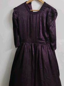 Party Wear Purple Gown For Girls