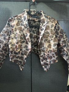 A Leopard Print Blouse.