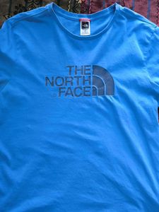 North Face Blue Graphic Tee