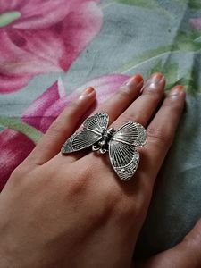 Alloy Oxidised Ring