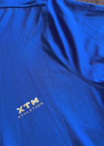 Active Gym Wear Navy Blue T-shirt