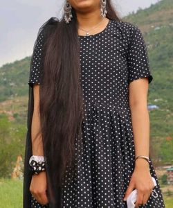 Cute Polka Dot Frock Suit Set