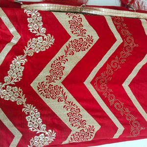 Red Heavy Saree