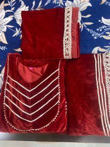 Elegant Maroon Ethnic Gown