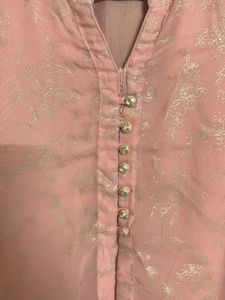 Elegant Peach Kurta