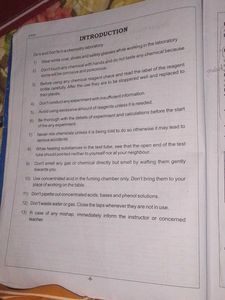 II PUC Chemistry Lab Workbook
