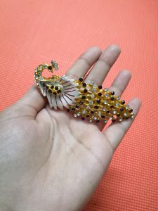 Peacock Style WOMEN HAIR CLIP BACK PIN