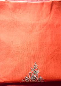 Beautiful Embroidery Orange Kurta Set