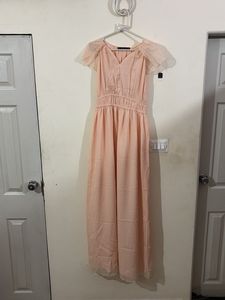 Peach Maxi Dress