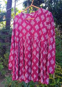 Patterned Casual Dress [ Size- XS ]