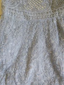 Net/embroidery Long Frok For 13 To 14 Girl