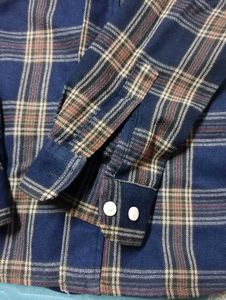 Blue &amp; Brown Plaid Shirt