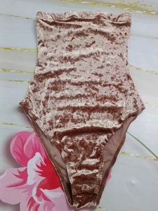 (1100)Velvet Bodysuit