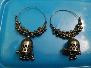 Beautiful Silver Jhumka